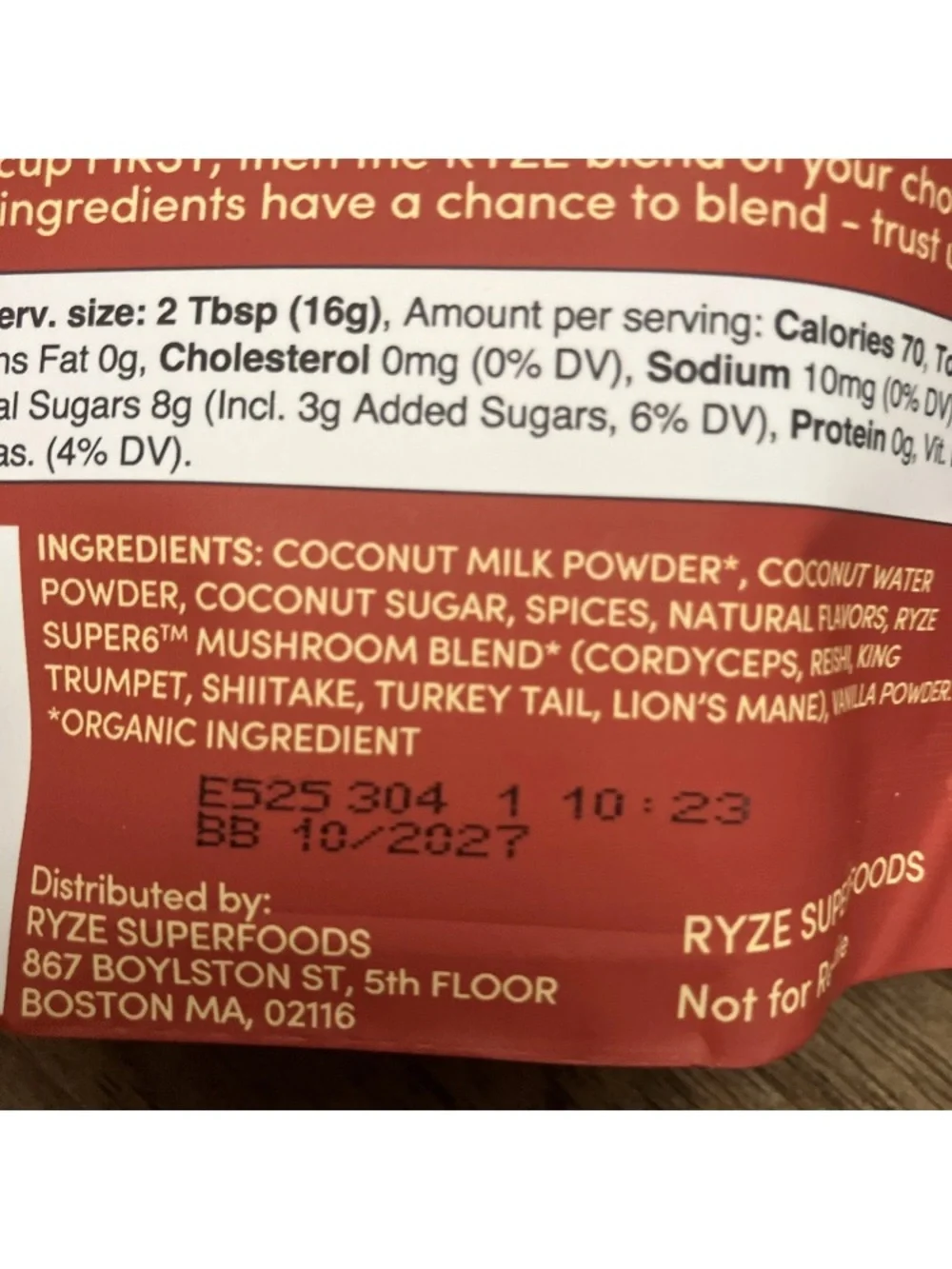 Pumpkin Spice Superfood Creamer - RYZE